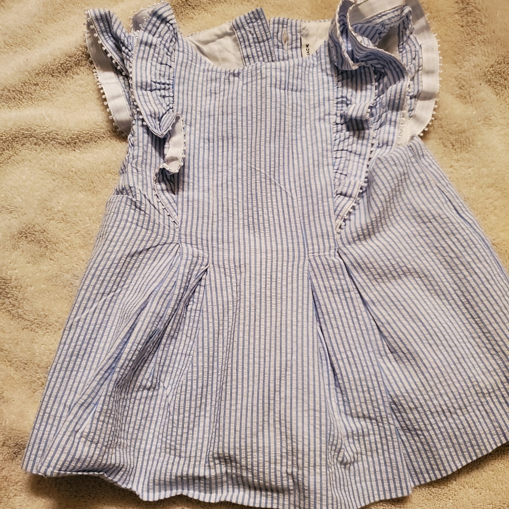 Janie and Jack seersucker set